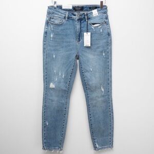 Judy Blue Relaxed Fit Jeans High Rise Waist JB77430 Denim Blue Size 9/29 New